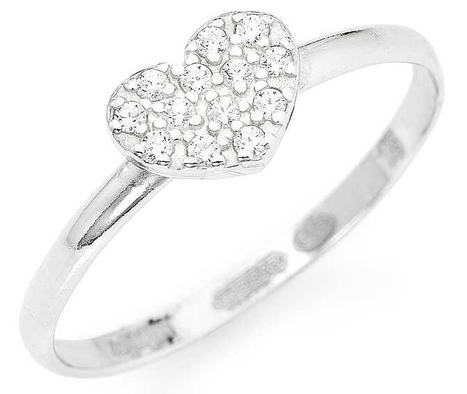 Amen Originální stříbrný prsten se zirkony Love RH 54 mm