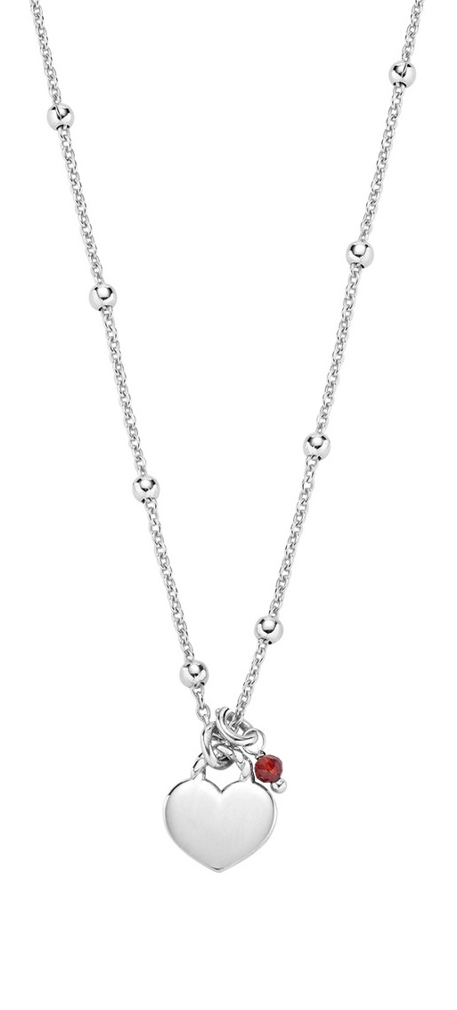 Amen Romantický stříbrný náhrdelník Subjects CLANCUBR3 (řetízek, 2x přívěsek)