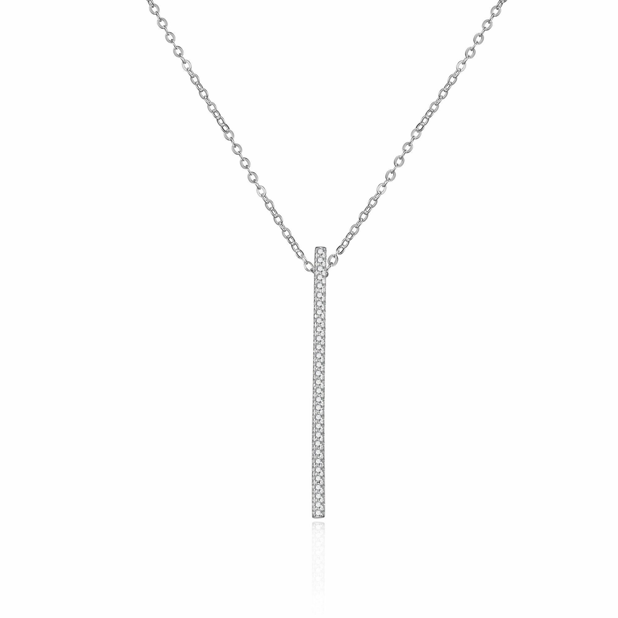 Agato Elegantní stříbrný náhrdelník pro ženy AGT-N037W
