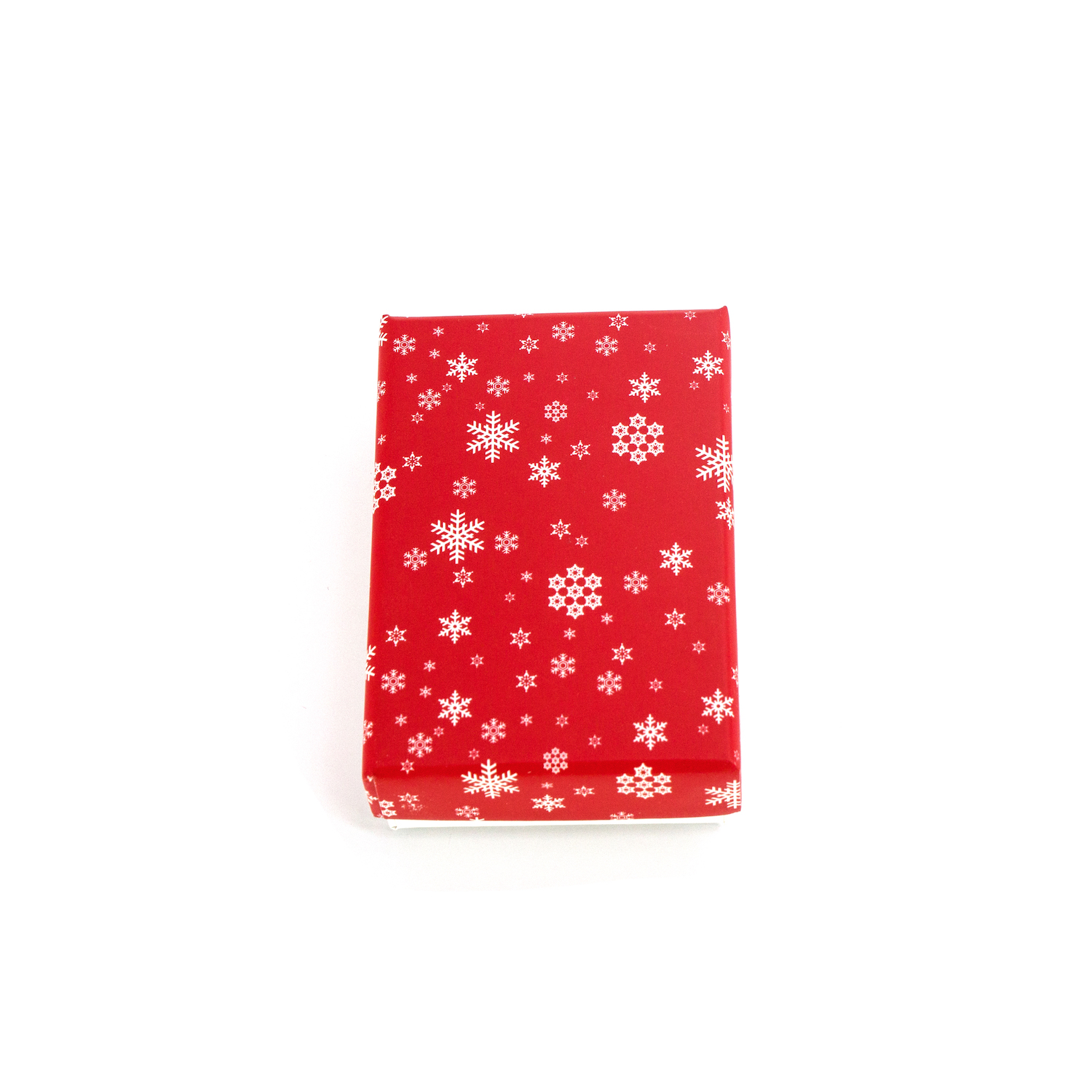 Beneto Červená zimní dárková krabička na šperky KP15-8-R