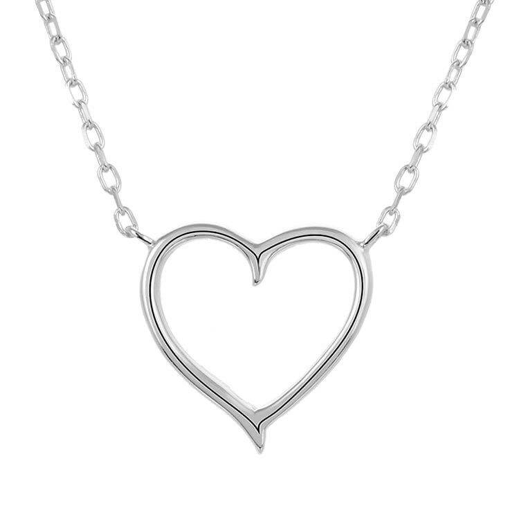 Beneto Collana in argento con cuore AGS288/47