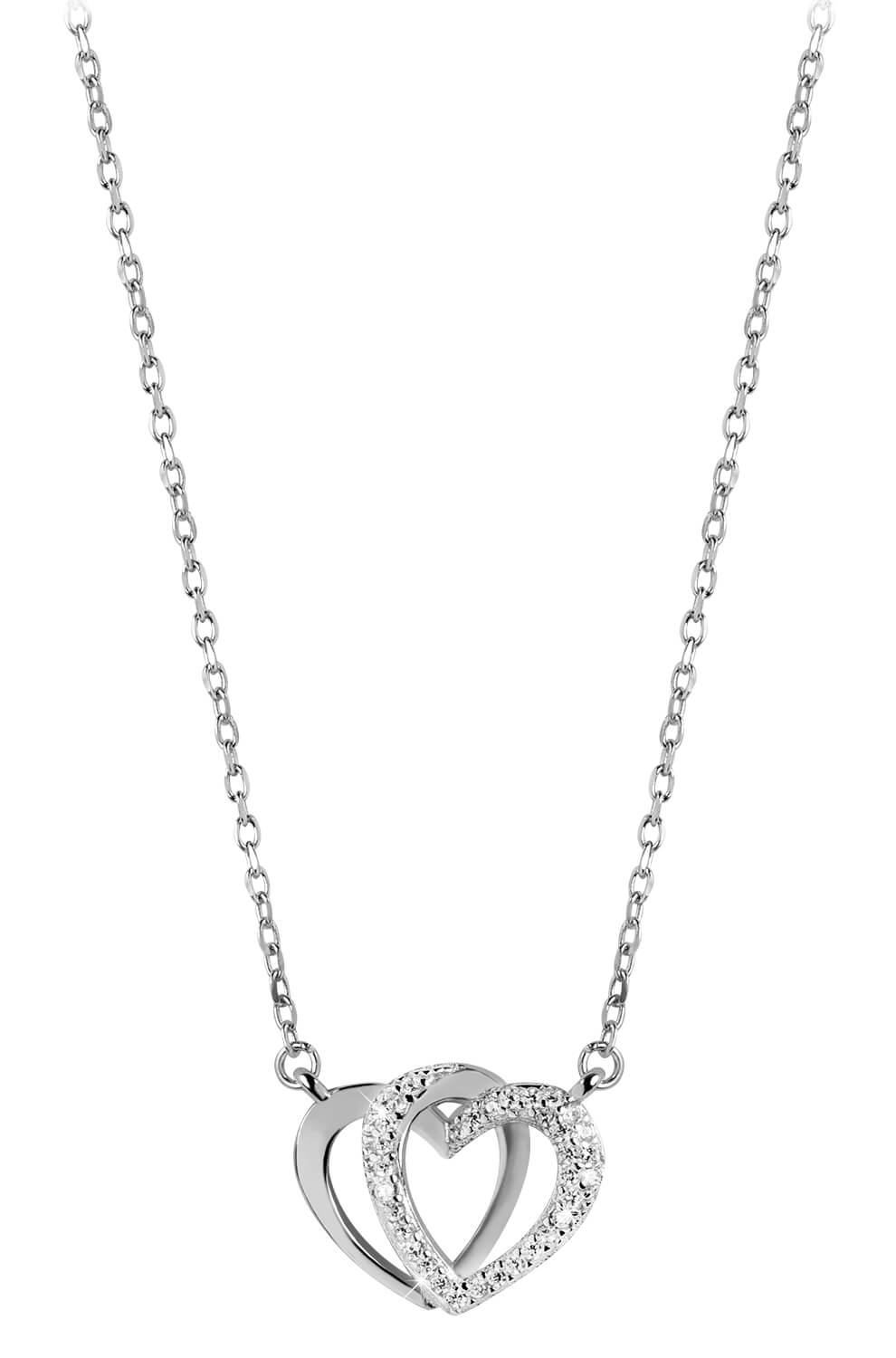 Stříbrný náhrdelník se srdíčkem AGS779/48