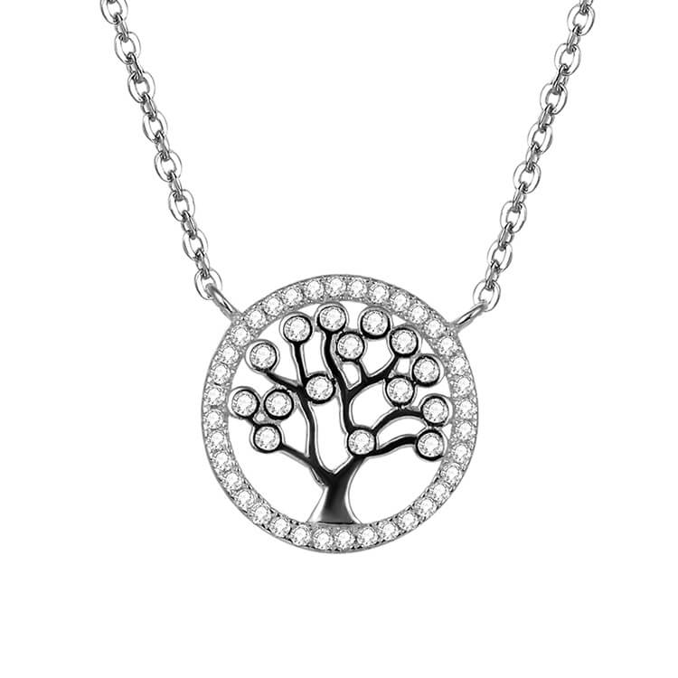 Beneto Collana in argento con albero della vita AGS360/47