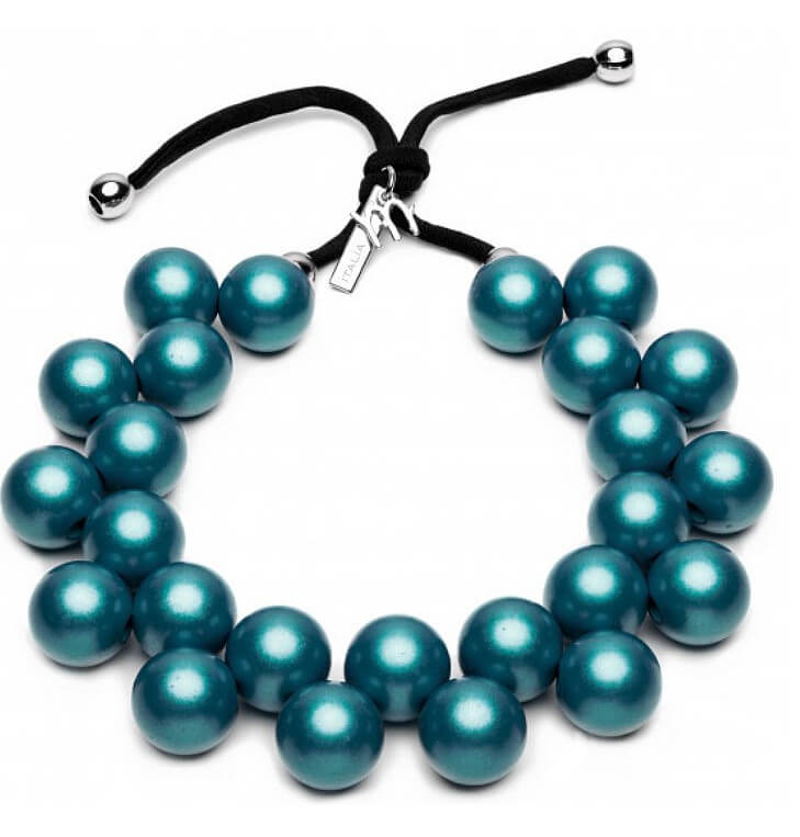 #ballsmania Originální modrý náhrdelník C206M-18-4718 Blu Oceano