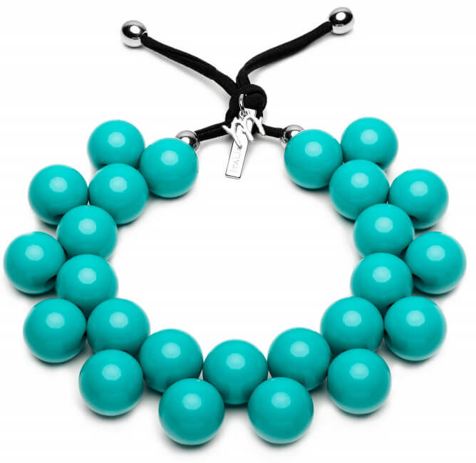 #ballsmania Collana originale C206 16-5127 Azzurro Ceramica