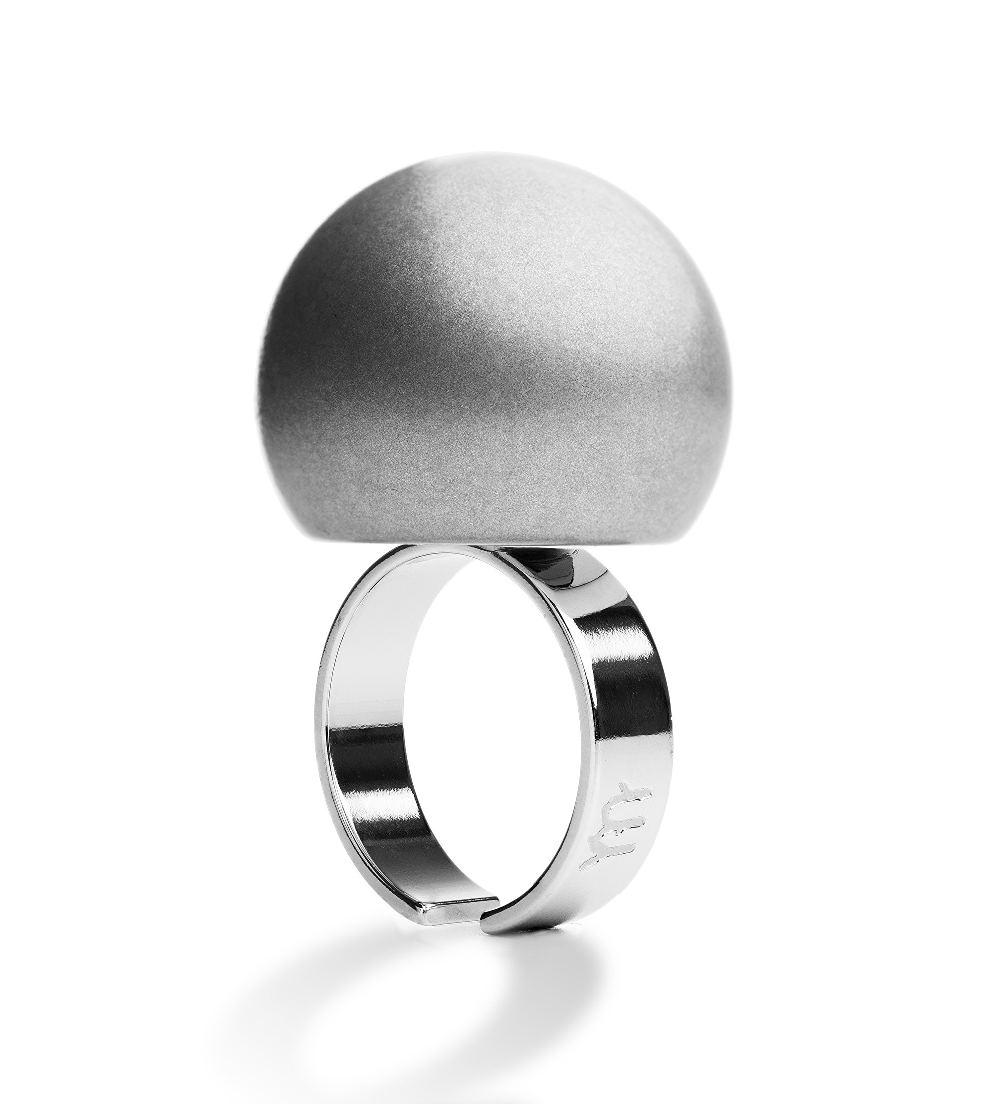 Levně #ballsmania Originální prsten A100M 14-5002 Silver Metal