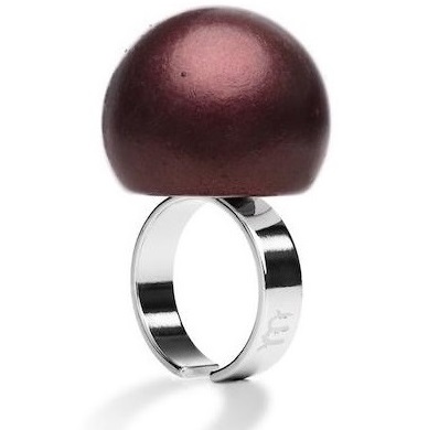 Levně #ballsmania Originální prsten A100M 19-1617 Metal Bordeaux