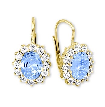 Brilio Luxus sárga arany fülbevaló 239 001 00139