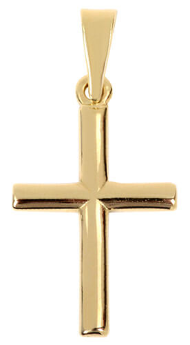 Brilio Zlatý přívěsek Křížek 242 001 00040