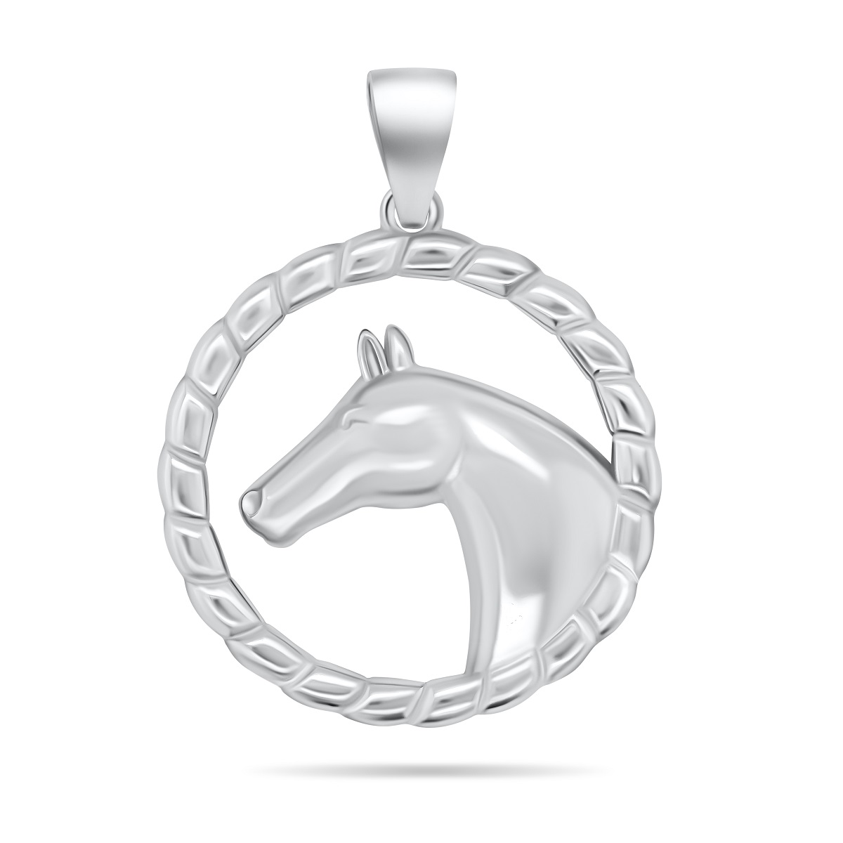 Brilio Silver Designový stříbrný přívěsek kůň PT32W