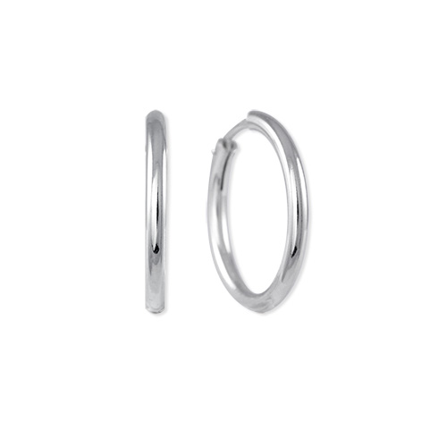 Brilio Silver Nestarnúce strieborné kruhy 431 001 0300 04 3,5 cm