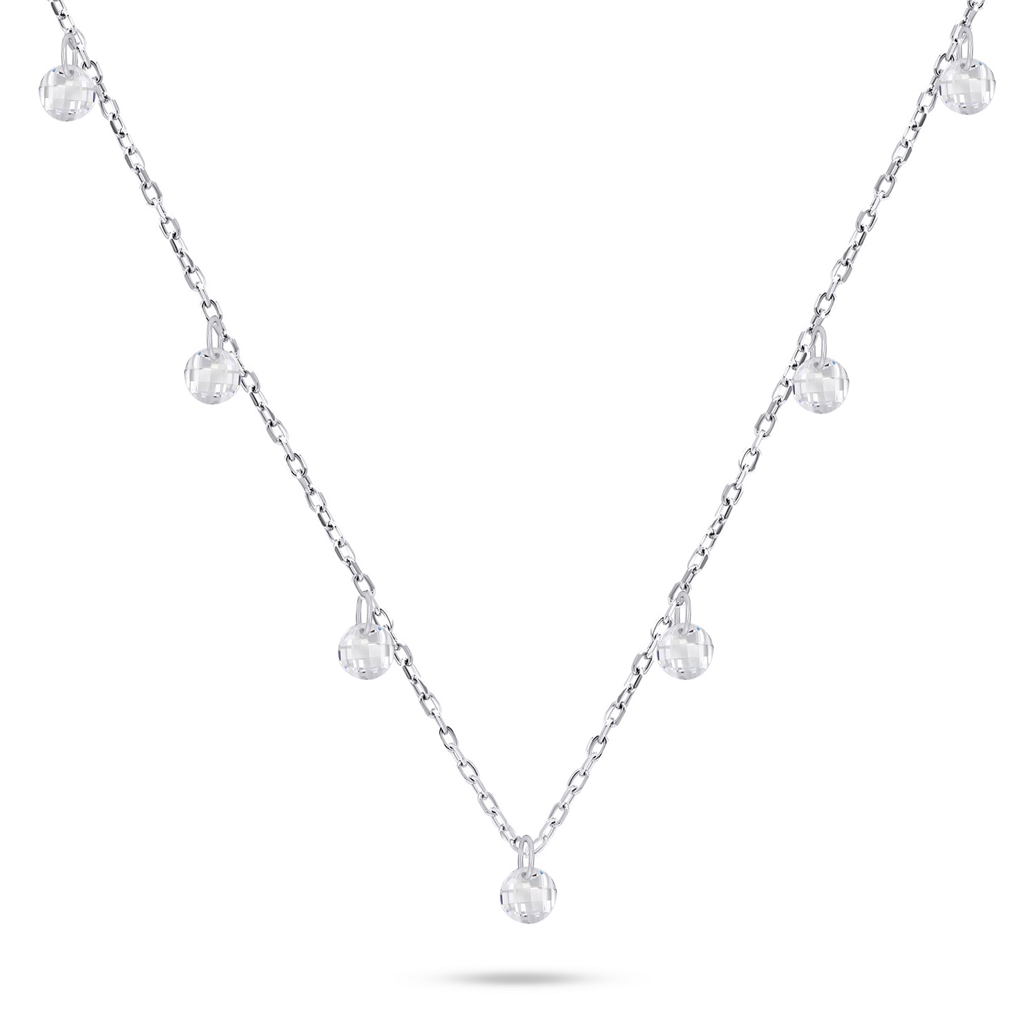 Brilio Silver Okouzlující stříbrný náhrdelník se zirkony NCL94W