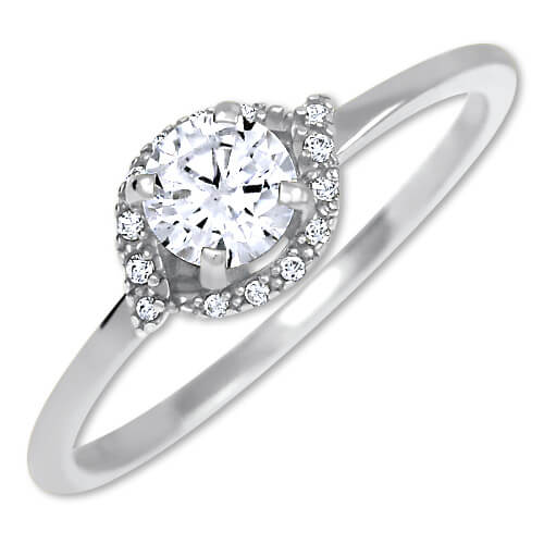 Brilio Silver Stříbrný zásnubní prsten 426 001 00531 04 51 mm
