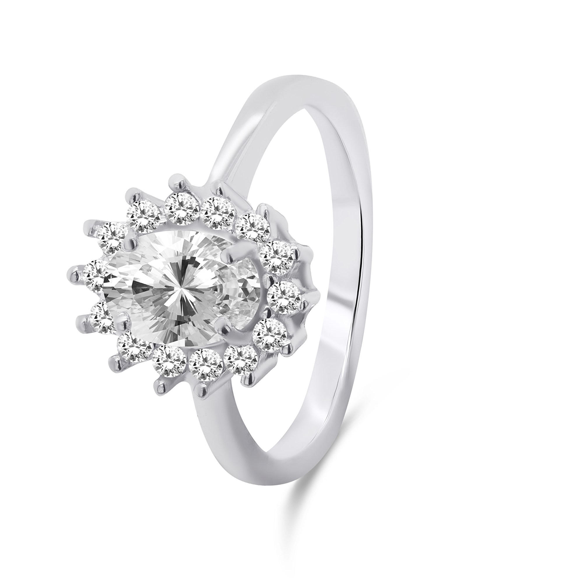 Brilio Silver Stříbrný zásnubní prsten RI045W 54 mm