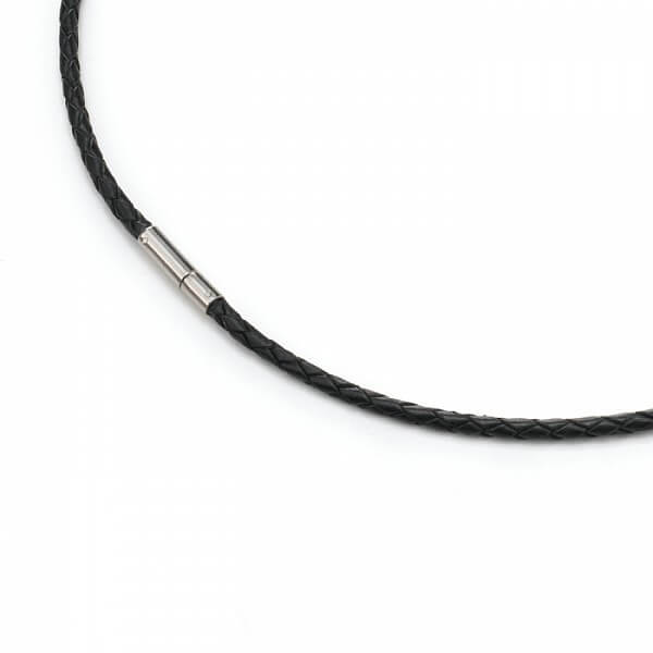 Levně Boccia Titanium Kožený náhrdelník 0835-01 45 cm