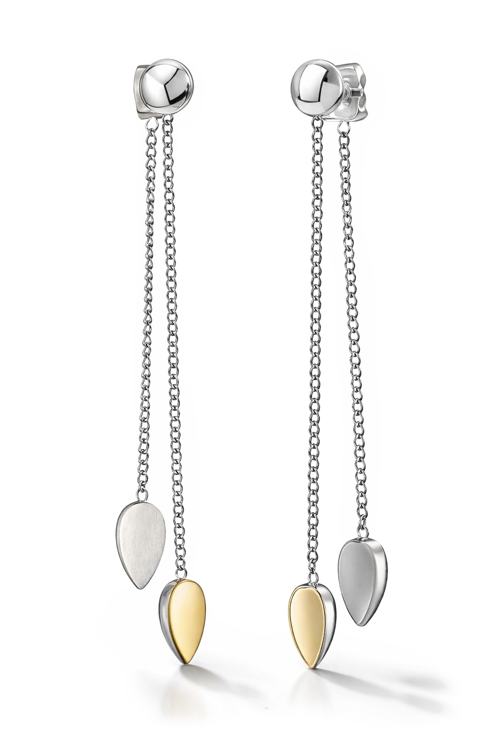 Boccia Titanium Módne náušnice z titánu 2v1 05037-03