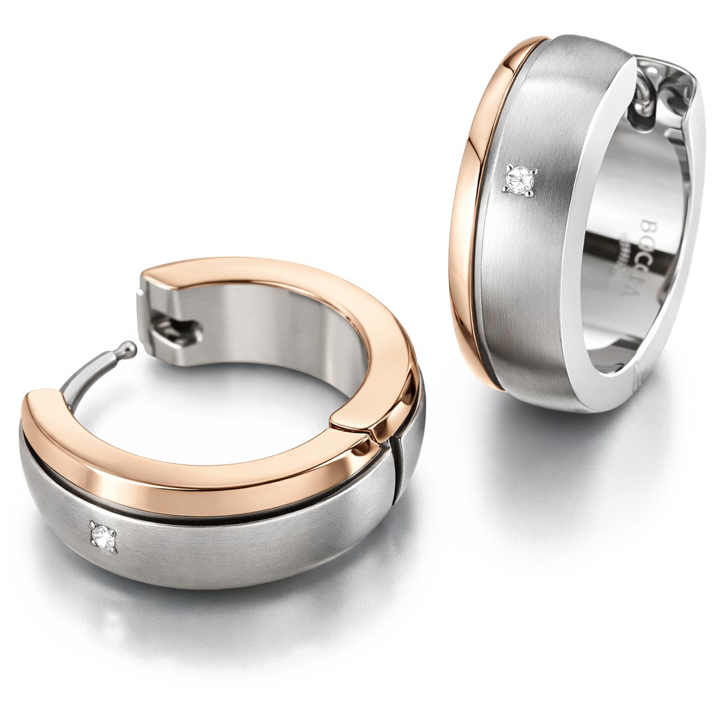 Boccia Titanium Náušnice z titánu 0539-17