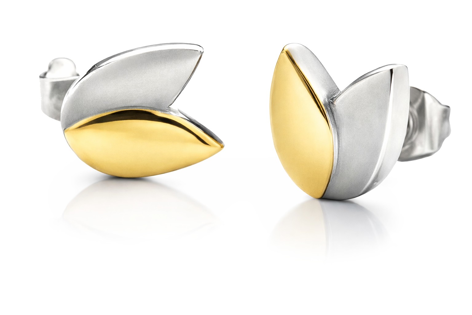 Boccia Titanium Pozlátené titánové náušnice 05036-02