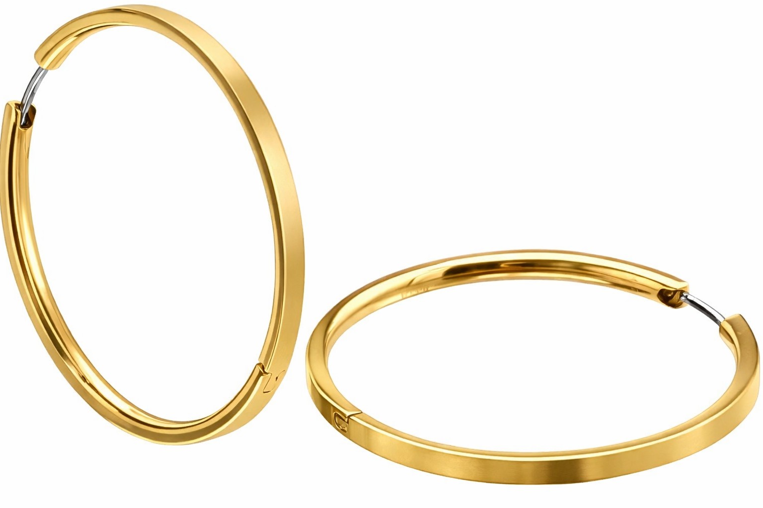 Boccia Titanium Pozlátené titánové náušnice 0508-09