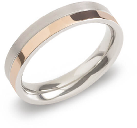 Boccia Titanium Pozlacený titanový snubní prsten 0129-07 48 mm