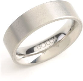 Boccia Titanium Snubní titanový prsten 0101-01 56 mm