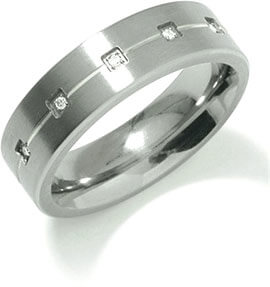 Boccia Titanium Snubný titánový prsteň 0101-20 53 mm