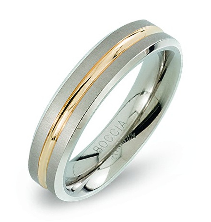 Boccia Titanium Snubní titanový prsten 0144-02 54 mm