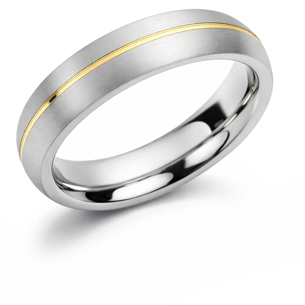 Boccia Titanium Titanový snubní prsten 0130-02 48 mm