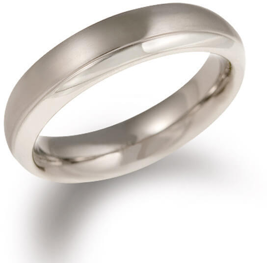 Boccia Titanium Titanový snubní prsten 0130-07 65 mm