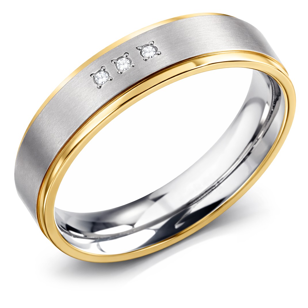 Boccia Titanium Titánový snubný prsteň 0134-04 58 mm