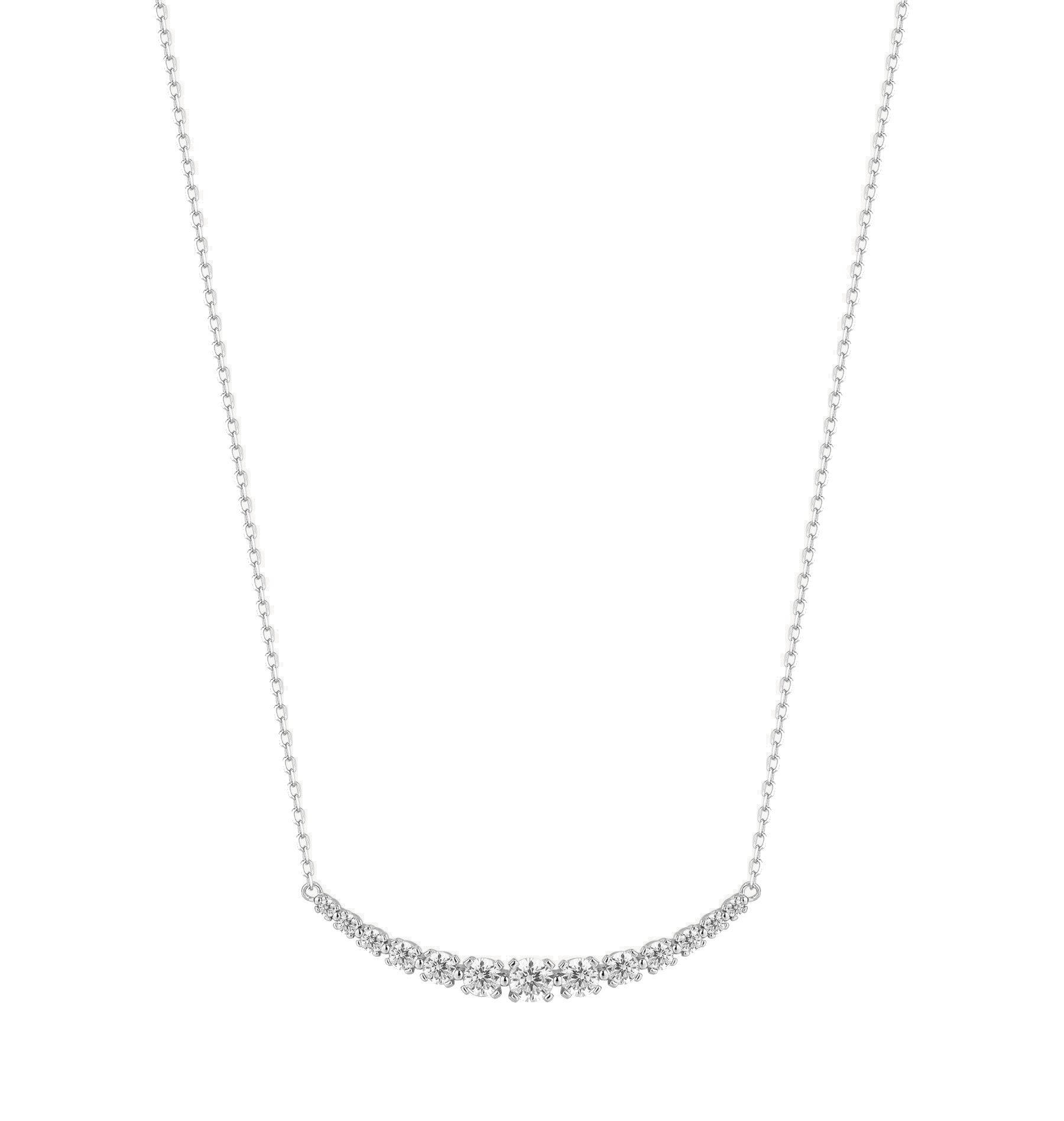 Brosway Elegantní náhrdelník ze stříbra Fancy Infinite White FIW149