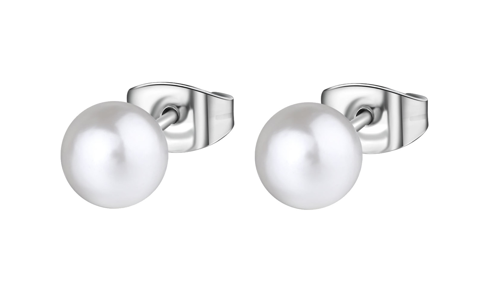 Brosway Krásne oceľové náušnice s perlami Chant BAH91