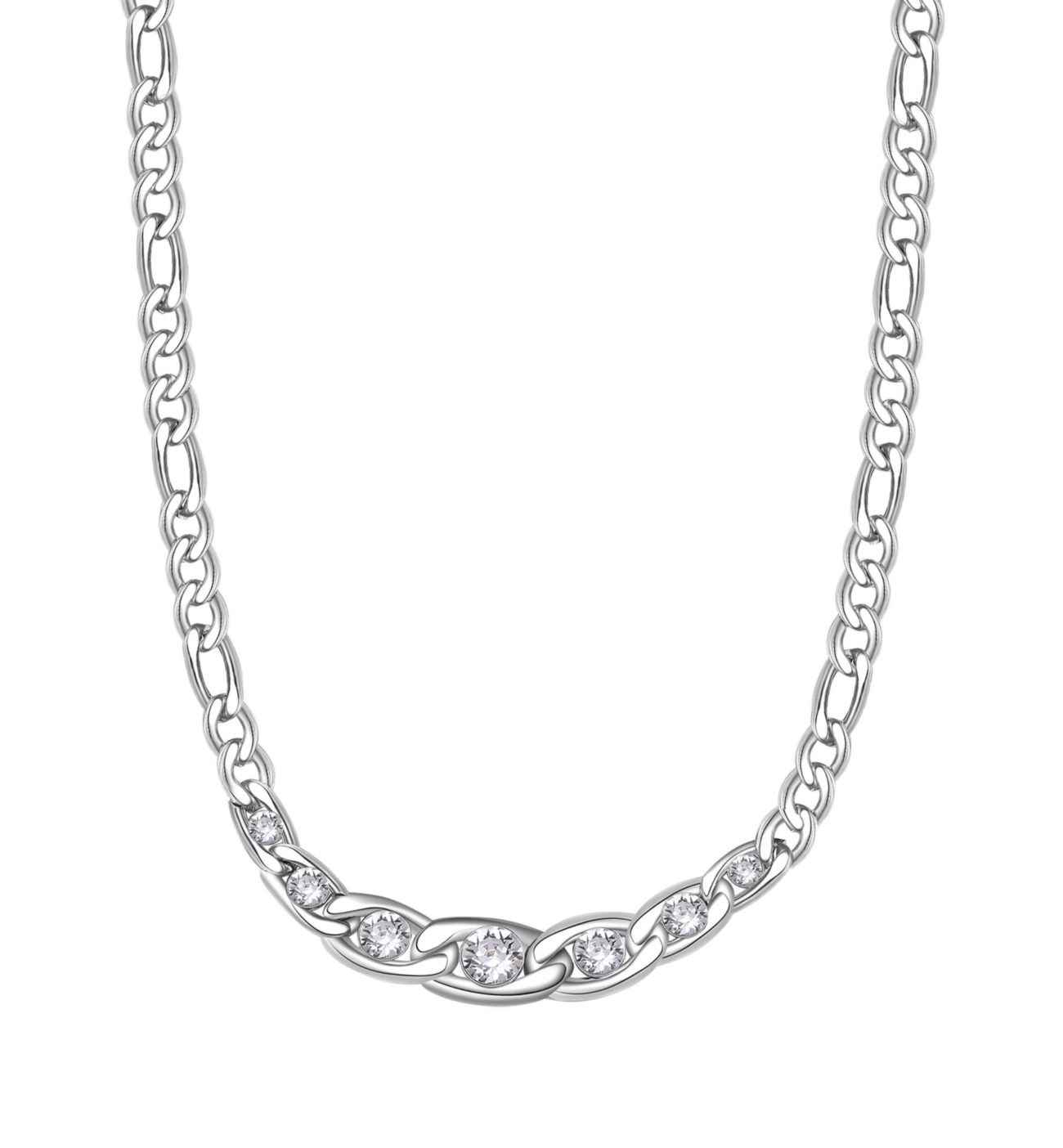 Brosway Nadčasový ocelový náhrdelník s krystaly Symphonia BYM97
