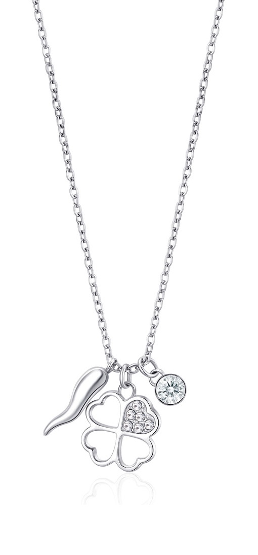 Brosway Půvabný ocelový náhrdelník pro štěstí Chakra BHKN053