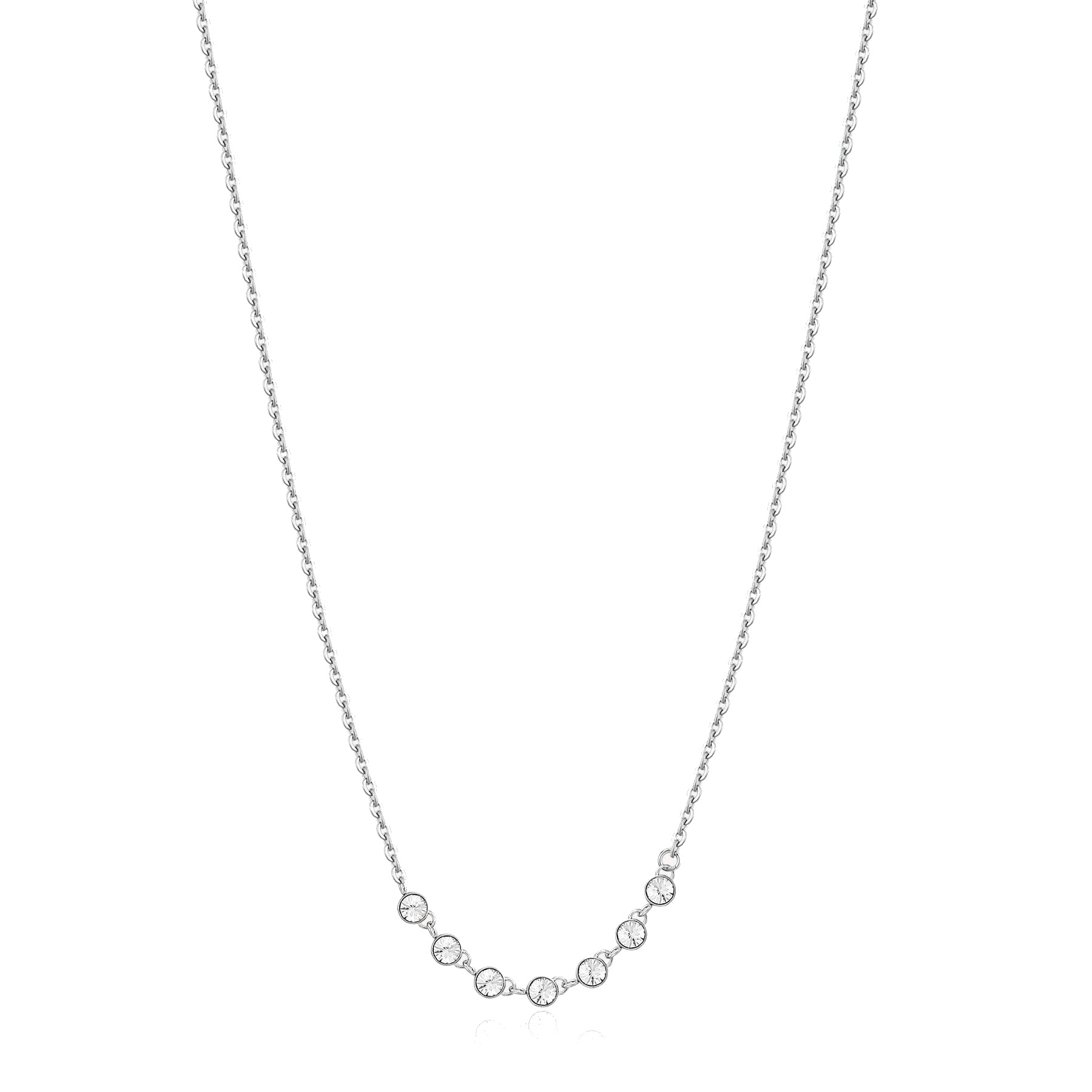 Brosway Něžný náhrdelník s čirými krystaly Symphonia BYM131