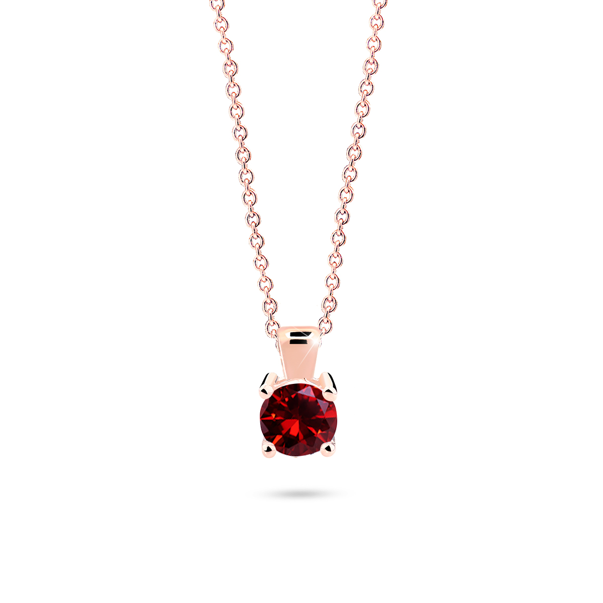 Cutie Diamonds Nadčasový prívesok z ružového zlata s rubínom DZ8010-40-RU-X-4