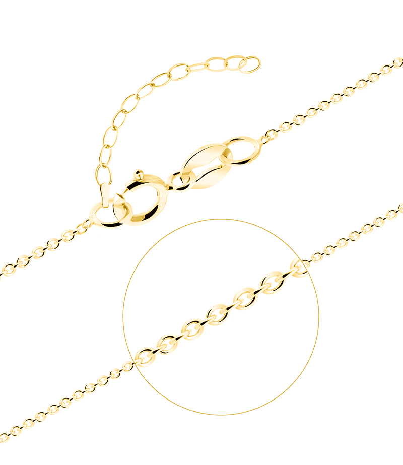 Cutie Jewellery Jemný řetízek ze žlutého zlata Anker Z0011 45 cm