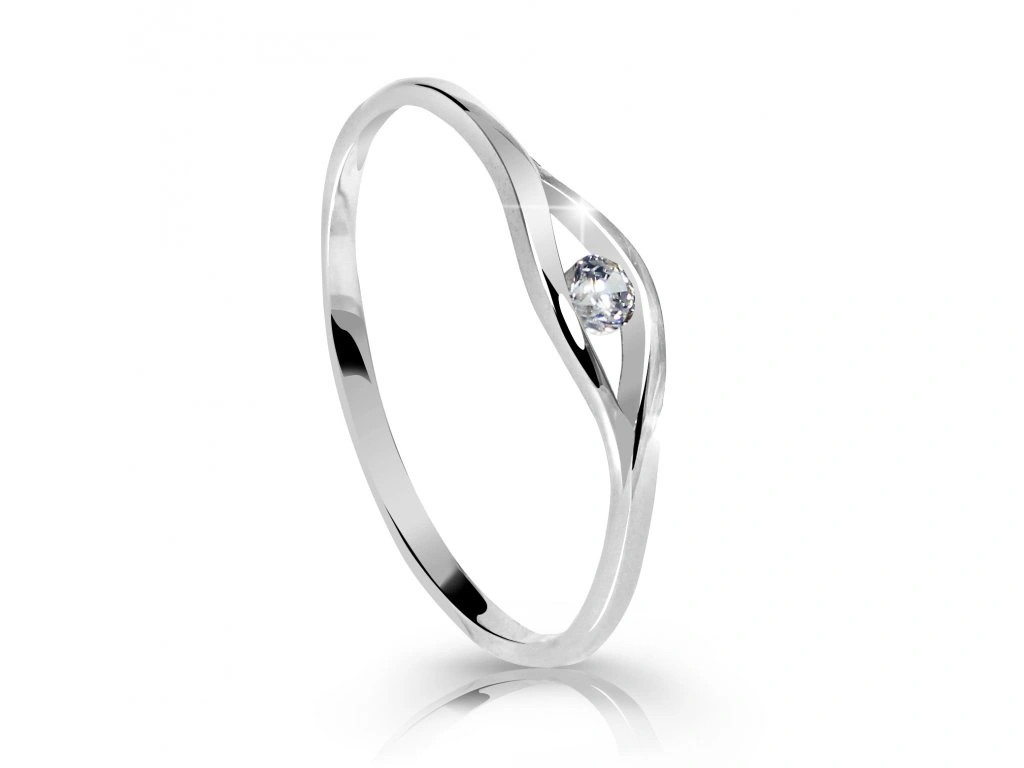 Cutie Jewellery Krásný zásnubní prsten se zirkonem Z6108-1790-X-2 53 mm