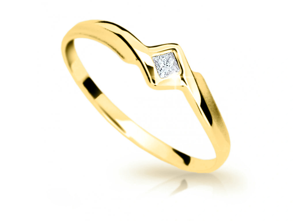 Cutie Jewellery Krásný zásnubní prsten ze zlata Z6722-1113-10-X-1 51 mm