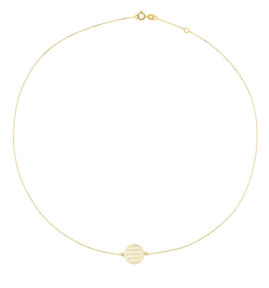 Cutie Jewellery Slušivý náhrdelník ze žlutého zlata Z0120-40-X-1