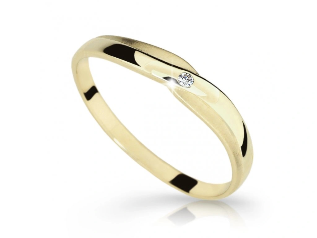 Cutie Jewellery Zlatý zásnubní prsten se zirkonem Z6875–2006-10-X-1 61 mm