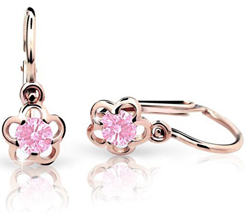 Cutie Jewellery Dětské náušnice C1945-10-X-4 růžová