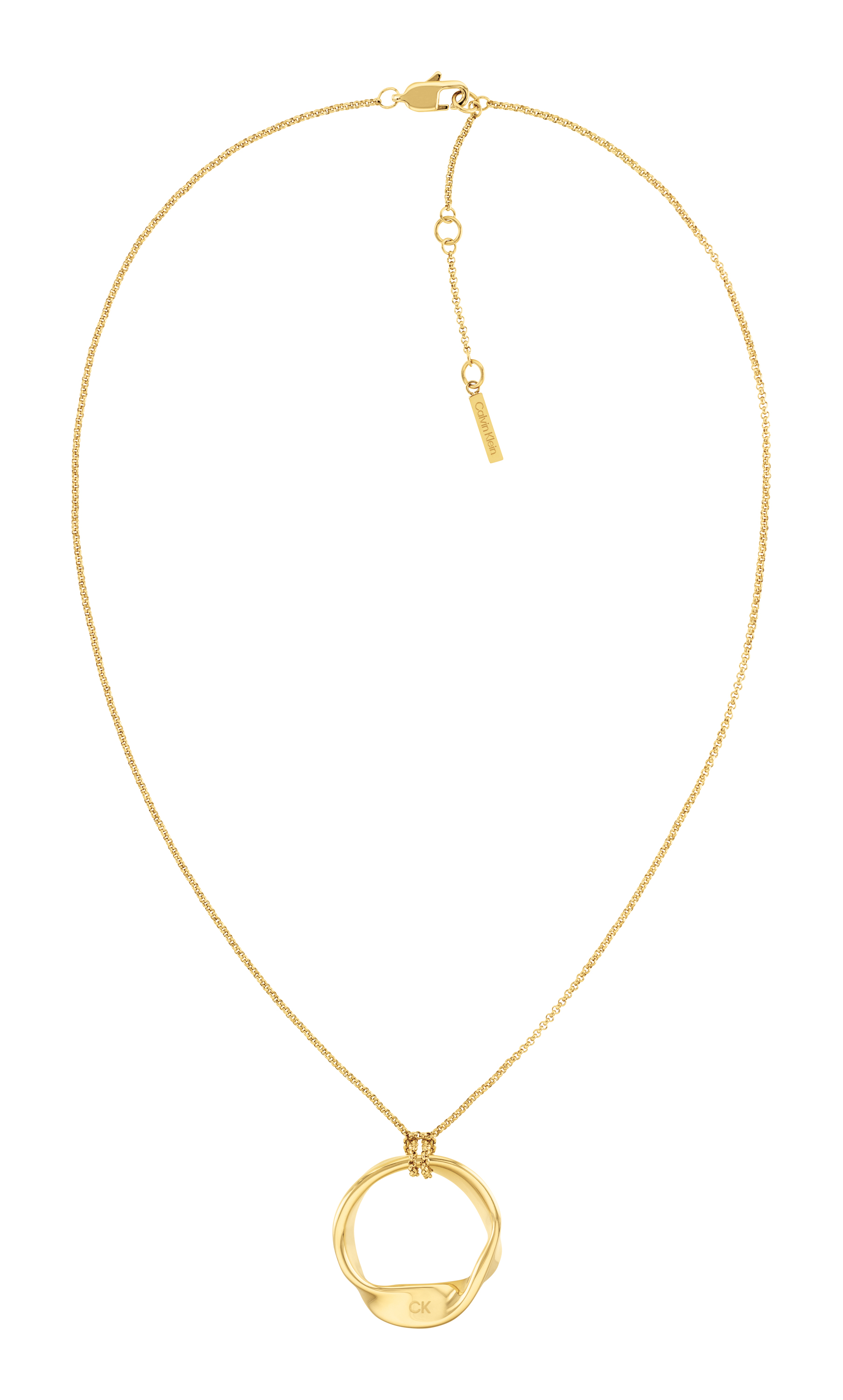 Levně Calvin Klein Elegantní pozlacený náhrdelník Ethereal Metals 35000526