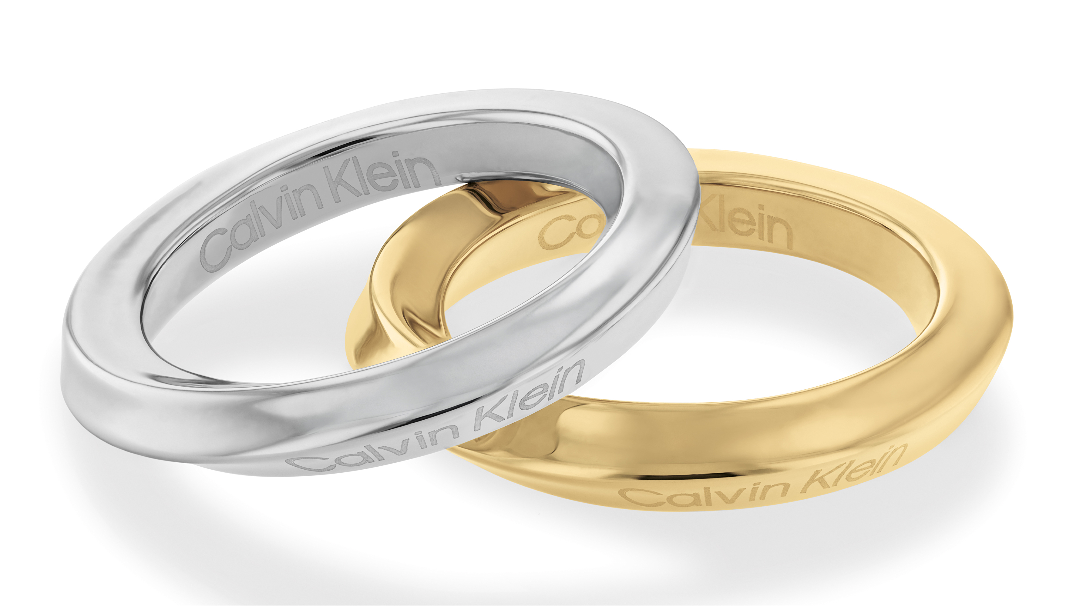 Calvin Klein Elegantní souprava ocelových prstenů Sculptural 35000330 54 mm