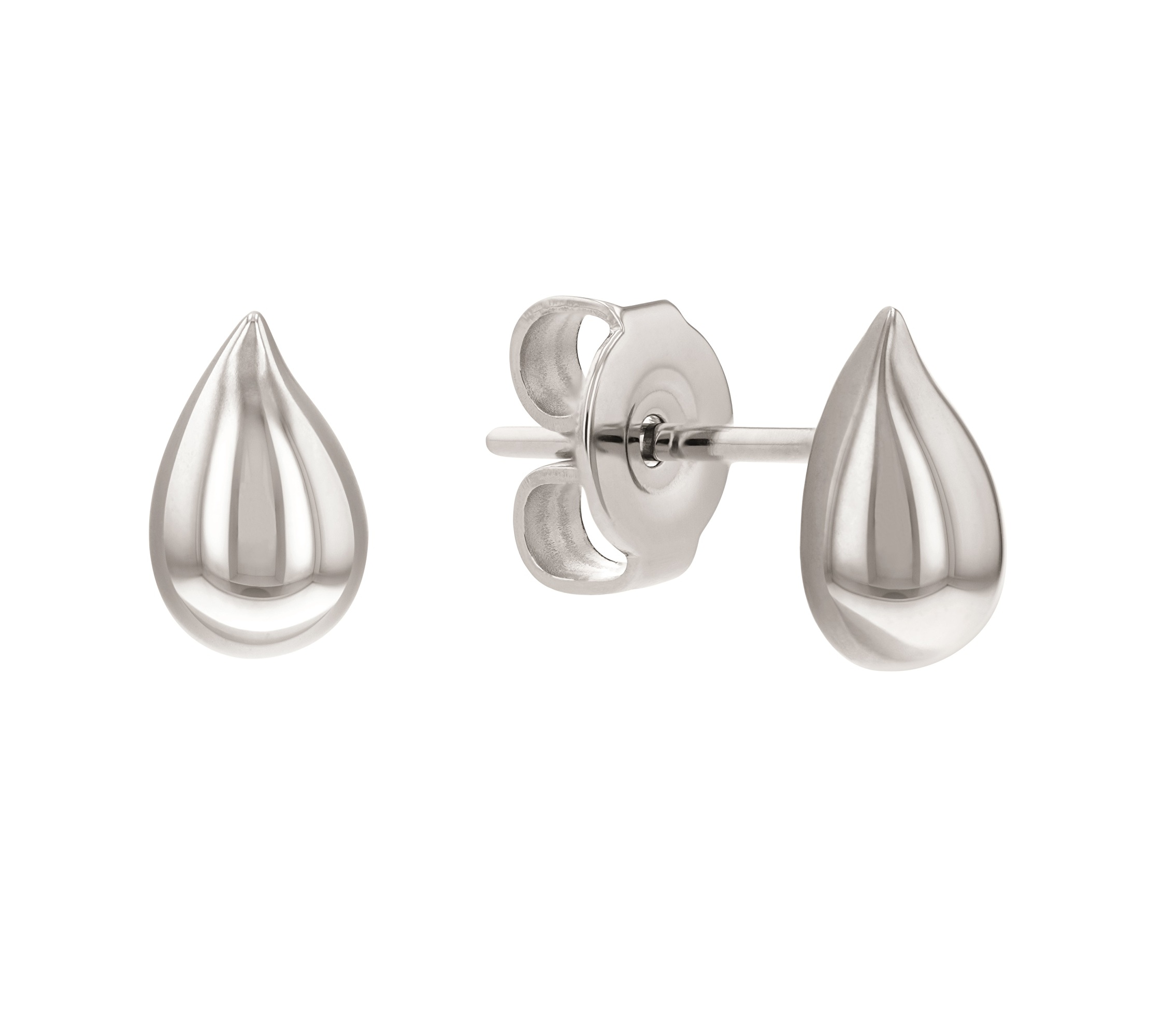 Calvin Klein Jemné oceľové náušnice kôstky Sculptured Drops 35000070