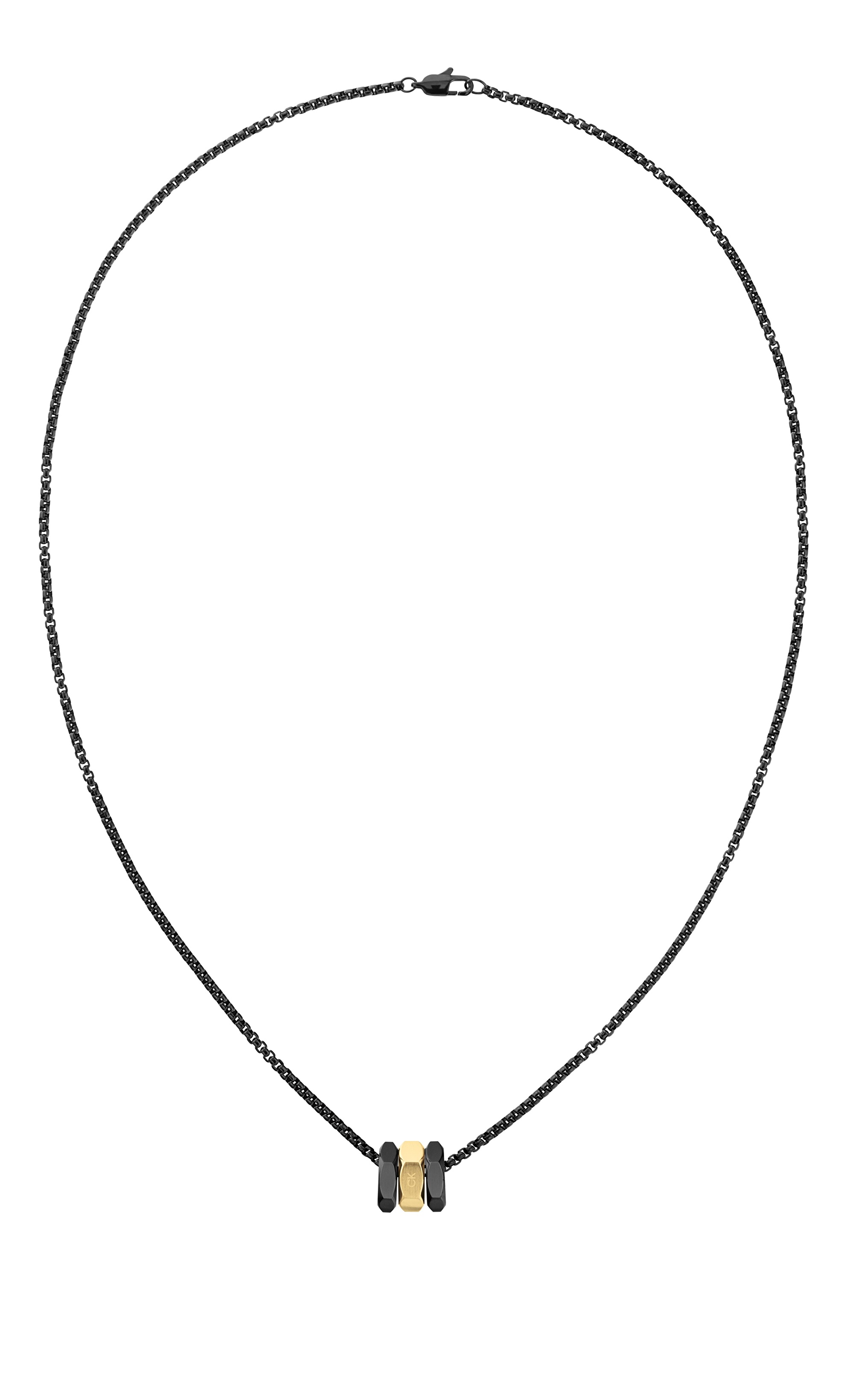Calvin Klein Modern férfi bicolor nyaklánc Latch 35000259