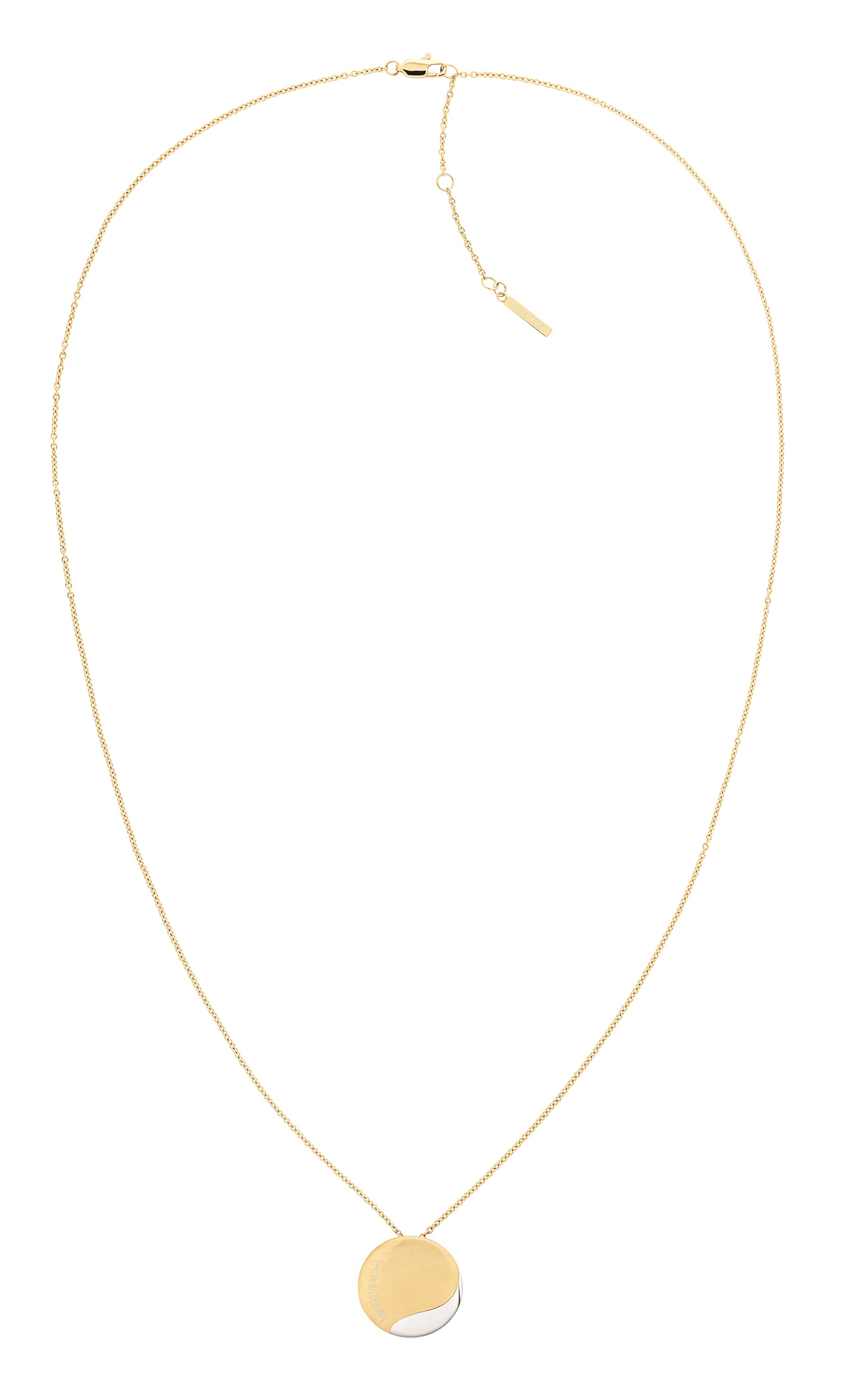 Calvin Klein Módní dlouhý pozlacený náhrdelník Minimal 35000149.