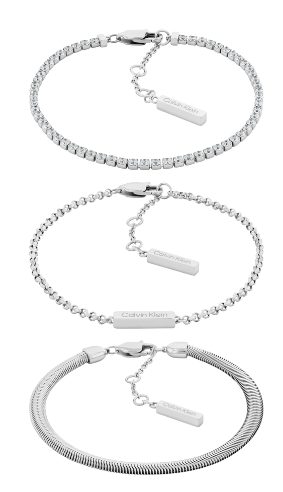Calvin Klein Moderní ocelová souprava náramků CK Trio 35000796