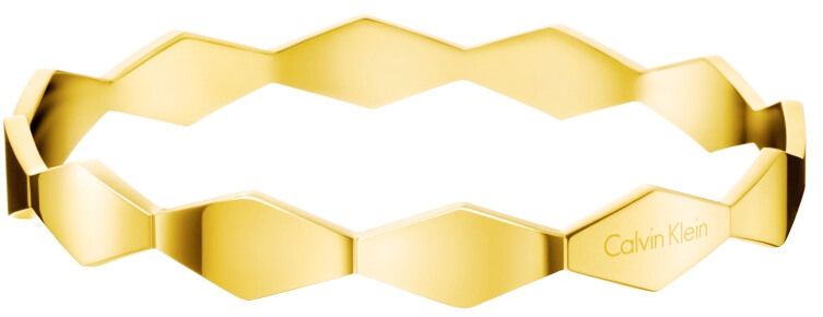 Calvin Klein Pevný zlatý náramok Snake KJ5DJD1001 6 cm - XS