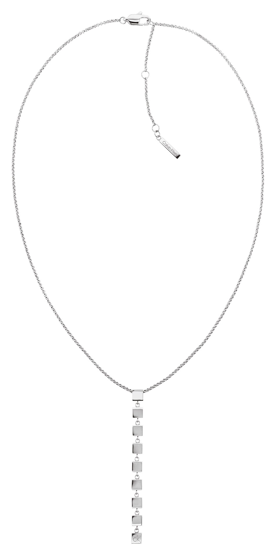 Calvin Klein Pôvabný pozlátený náhrdelník Geometric 35000839